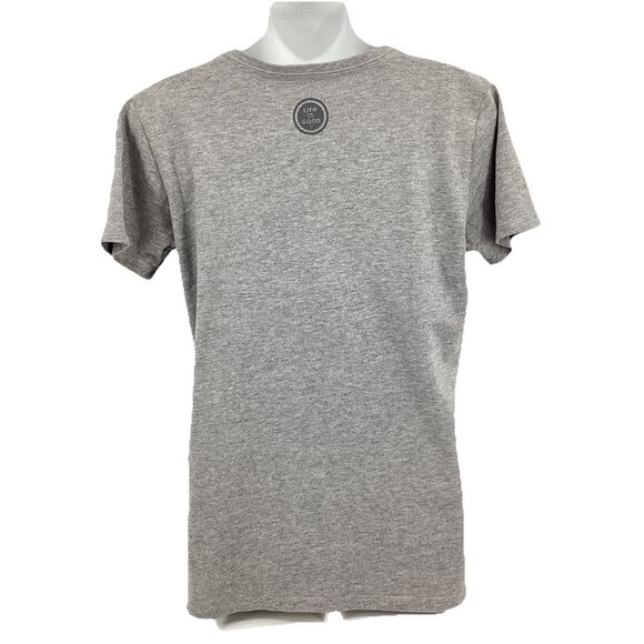 Life Is Good Women’s Relief Pitcher Baseball Beer V-Neck T-Shirt Sz Medium Gray - Picture 11 of 11